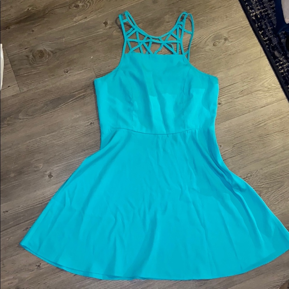 Teal American Eagle mini dress